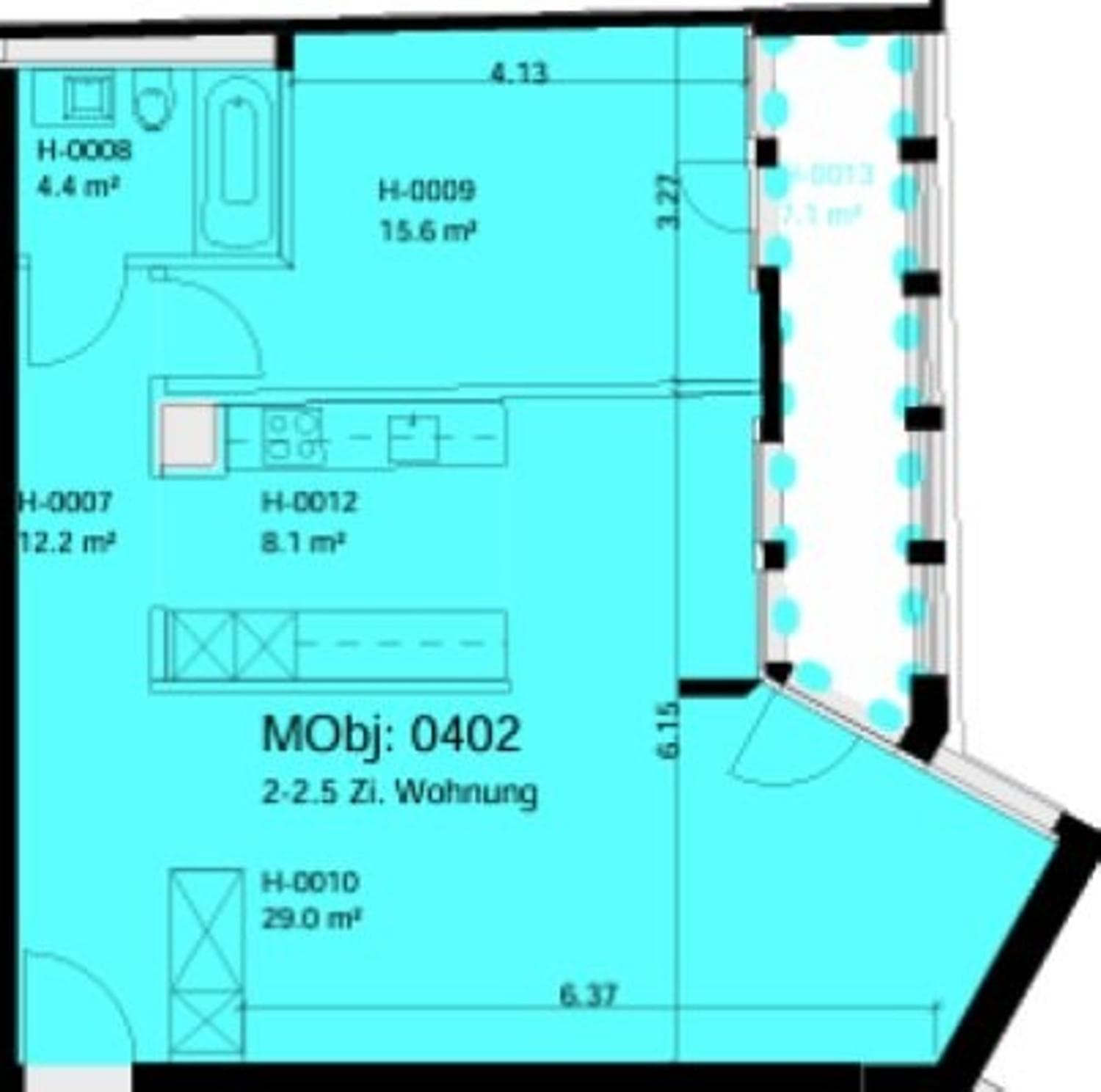 2.5 Zimmer Zentralstrasse Sihlfeld